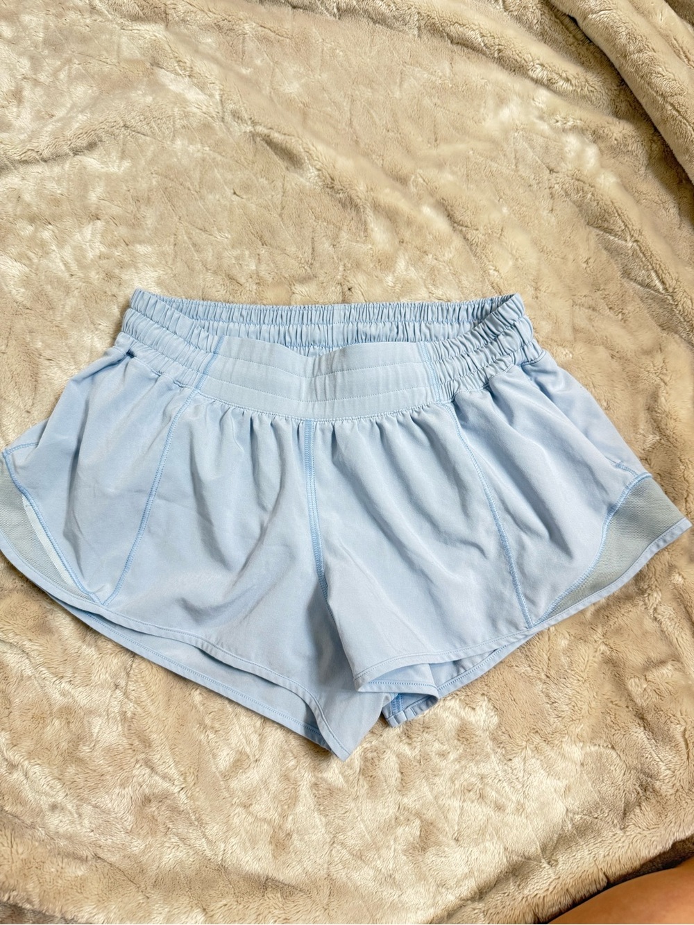 Lululemon High-Rise Lined Short Blue